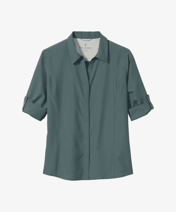 Chemise d'Été à Manches Courtes - Vert Sauge