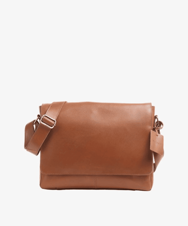 Sac à Bandoulière en Cuir - Marron