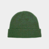 Bonnet en Maille Côtelée - Vert Forêt