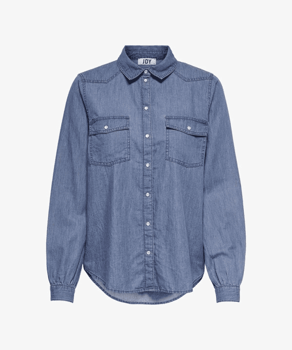 Chemise en Jean Denim - Bleu Moyen