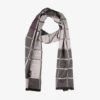 Écharpe à Carreaux - Gris et Noir